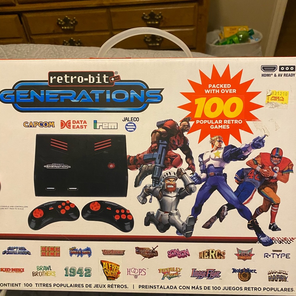 Retro-Bit Generations Game Console & Controllers